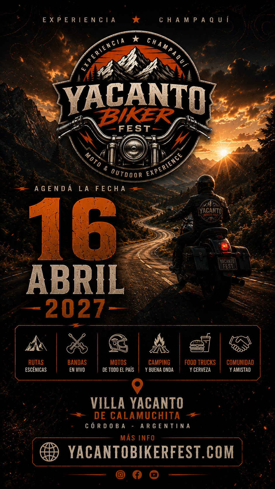 Experiencia Yacanto Biker Fest